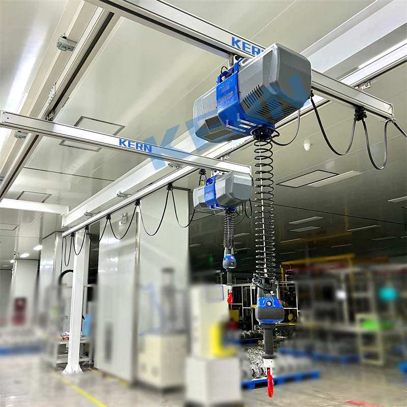 汽车厂装配车间用铝轨智能平衡吊模组入箱 定 制铝合金KBK起重机