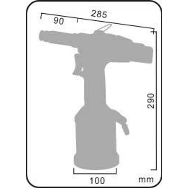 台湾耐威NY-49008全自动气动铆螺栓螺柱枪气动拉铆枪拉帽枪M4-M8