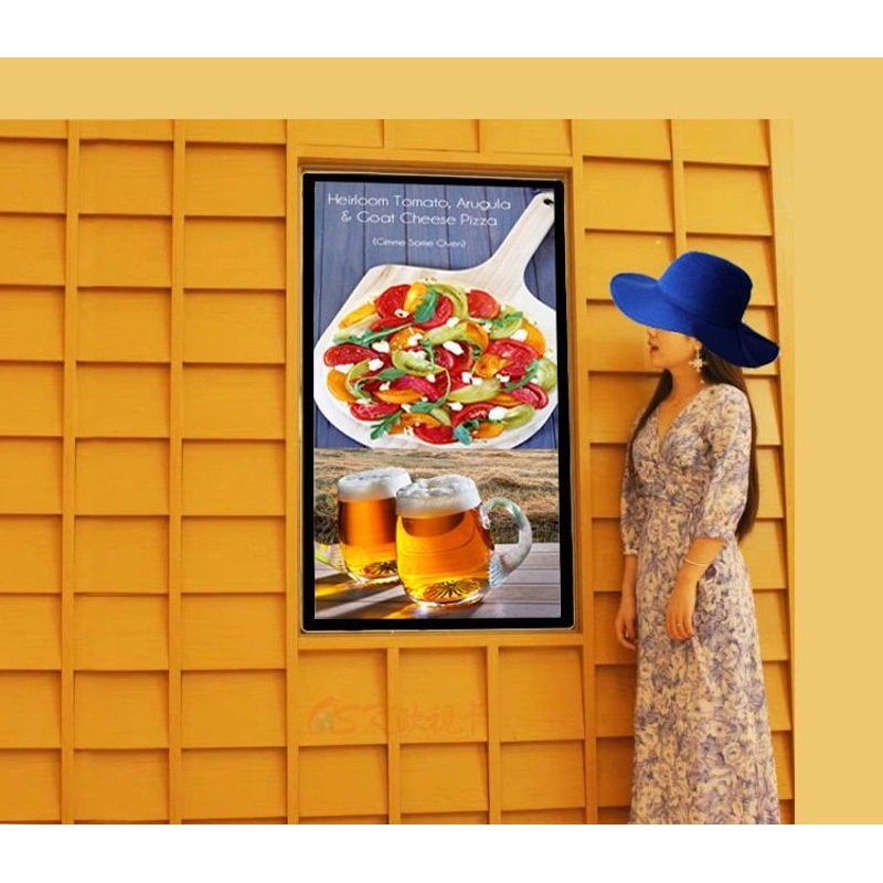 32寸壁挂显示器一体机 壁挂广告机 电梯广告机 酒店房价机 嵌入式