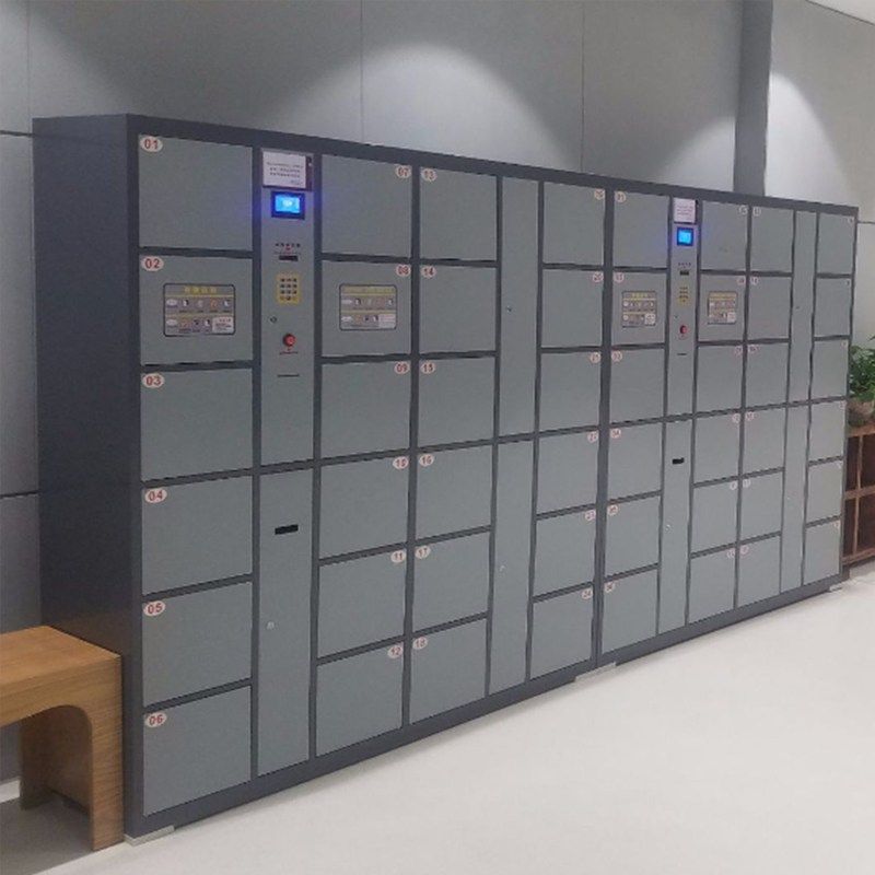 人脸识别寄存柜电子存包储物柜文件柜柜智能手机码扫柜物品红外