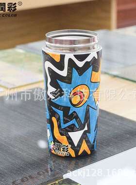 不锈钢玻璃杯彩印机圆柱打印机3d浮雕瓶子uv商用3d浮雕立体印刷机