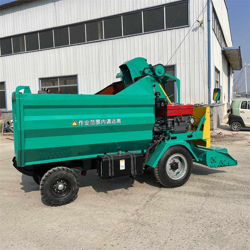 带斗自卸式三轮清粪车养殖场使用铲粪车牛圈粪便清理车清粪机械
