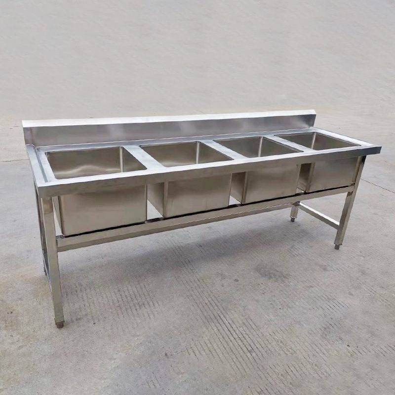 304不锈钢4水槽水池洗菜盆家用带支架厨房不锈钢设备洗碗池,家装主材,水槽单品,淘宝优惠券,粉丝福利购,淘宝优惠卷