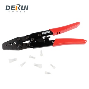 德瑞工具HS-6M日式棘轮3-10mm2压线端子奶头钳帽接压线钳压端子