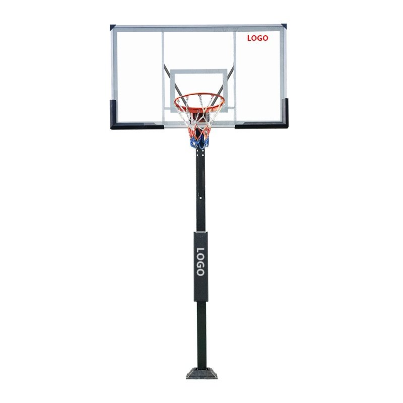 P029G固定式篮球架 篮球场地埋式篮球架固定式不可调节12cm方管,运动/瑜伽/健身/球迷用品,篮球架/篮球框,淘宝优惠券,粉丝福利购,淘宝优惠卷