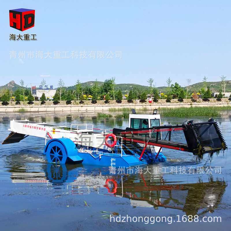 广东小型水上割草船 北方湖区水草清理船 河道全自动捞草机打捞船,农机/农具/农膜,清淤机械,淘宝优惠券,粉丝福利购,淘宝优惠卷