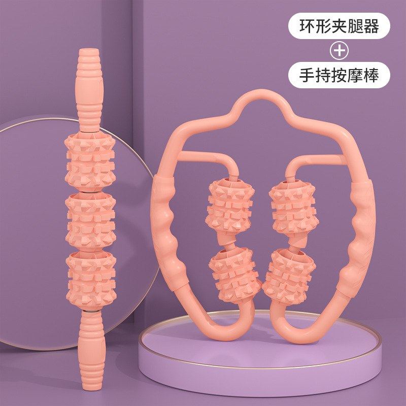 环形夹按摩滚轮肌肉放松缓解滚轴琅琊疲劳棒健身直销工厂瑜伽,运动/瑜伽/健身/球迷用品,泡沫轴,淘宝优惠券,粉丝福利购,淘宝优惠卷