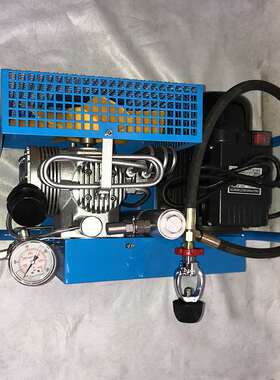 移动式HC-X100潜水呼吸器 活塞式充气泵 30MPA潜水高压空气压缩机