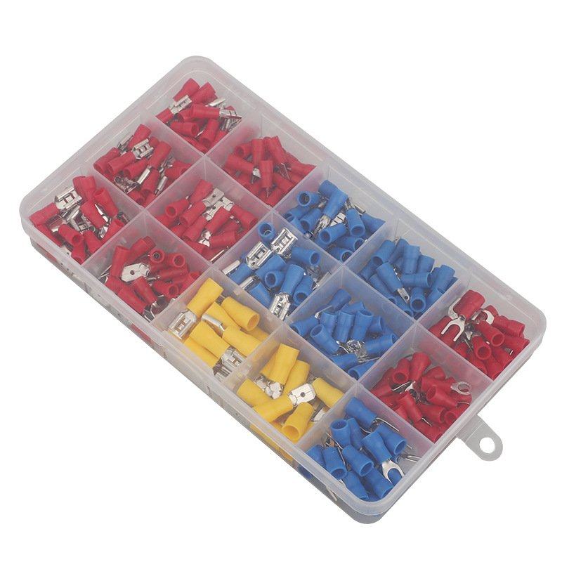 跨境货源冷压绝缘接线Terminal接线组合280PCS端子套装亚马逊盒装,电子/电工,接线端子,淘宝优惠券,粉丝福利购,淘宝优惠卷