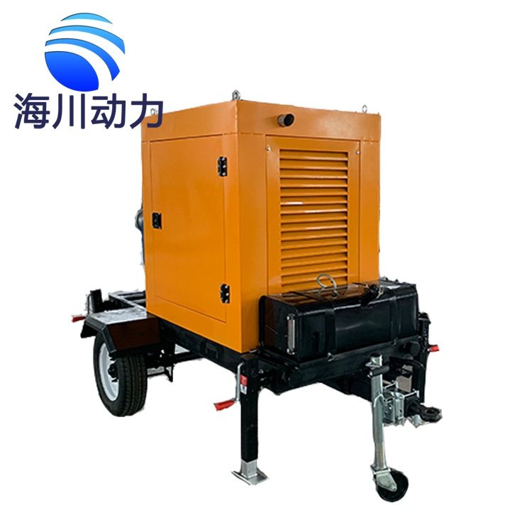 22KW防汛应急 农业灌溉用柴油机水泵 自吸泵 移动泵车