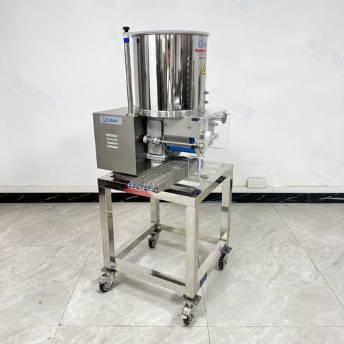 优选多功能梅菜素饼成型机手工单双土豆饼鱼糜塑型定型压铸肉饼机