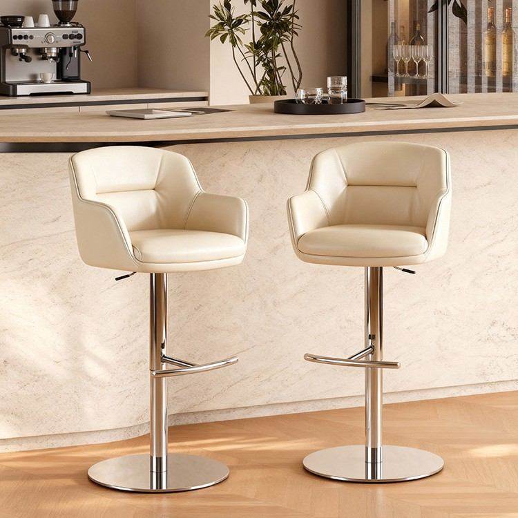 意式极简高脚凳家用吧台椅设计师多巴胺岛台椅可升降酒吧椅高脚椅,住宅家具,高脚凳,淘宝优惠券,粉丝福利购,淘宝优惠卷