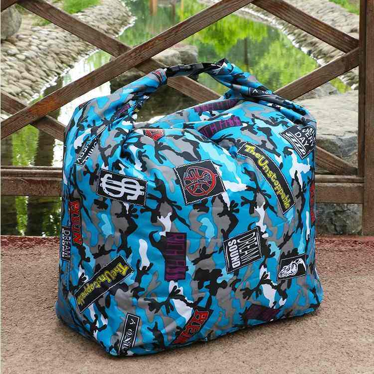 活鱼袋加厚可折叠钓鱼袋便携包装袋子乾坤袋活鱼充氧牛津布鱼渔具