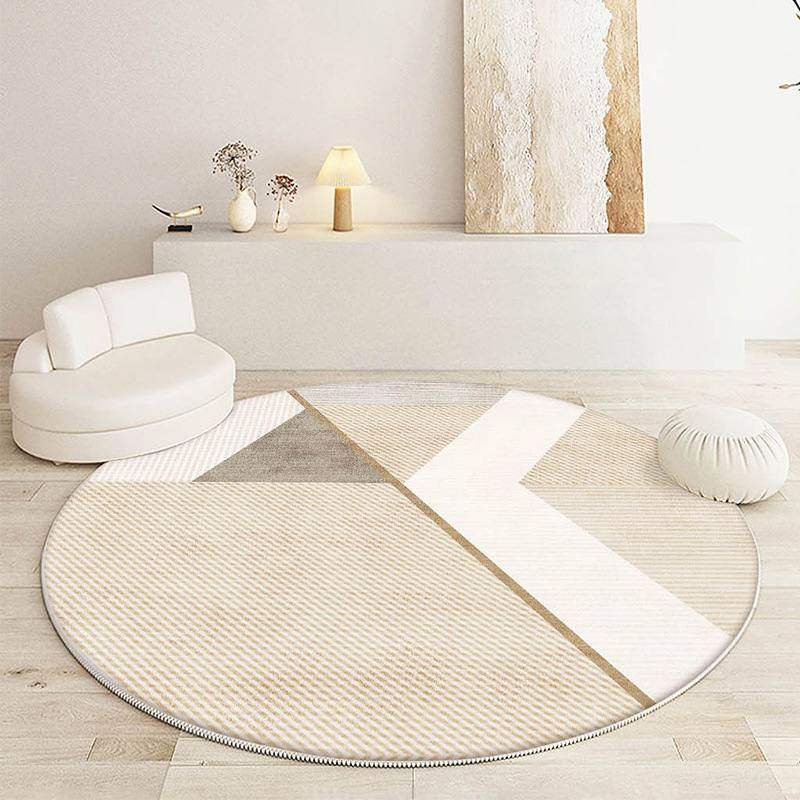 圆形客厅地毯轻奢简约垫办公室茶几椅装饰毯地沙发电脑日式垫脚垫,居家布艺,转椅地垫,淘宝优惠券,粉丝福利购,淘宝优惠卷