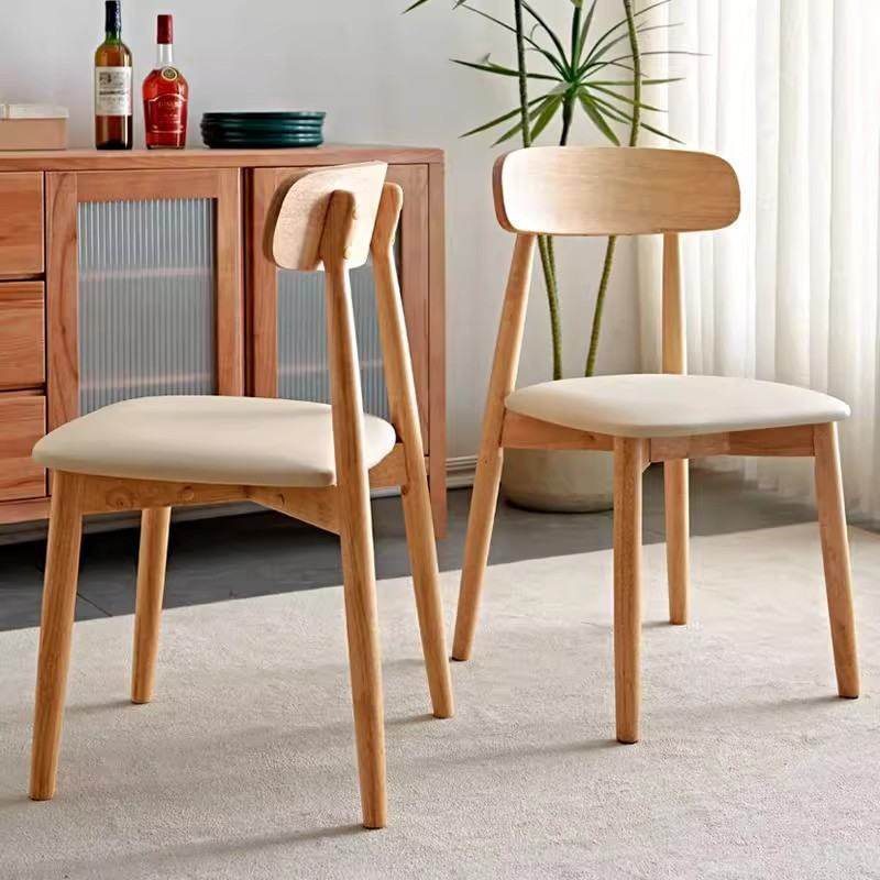 实木餐椅家用凳子靠背椅北欧风餐桌椅网现代奶油红实木全餐厅简约,住宅家具,风车凳,淘宝优惠券,粉丝福利购,淘宝优惠卷