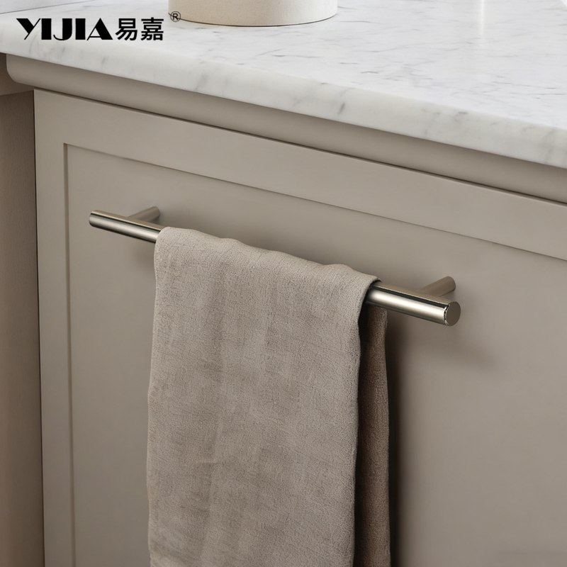 美式简约不锈钢色加长橱柜门拉手铜家具衣柜柜子轻手柄铜奢把全门