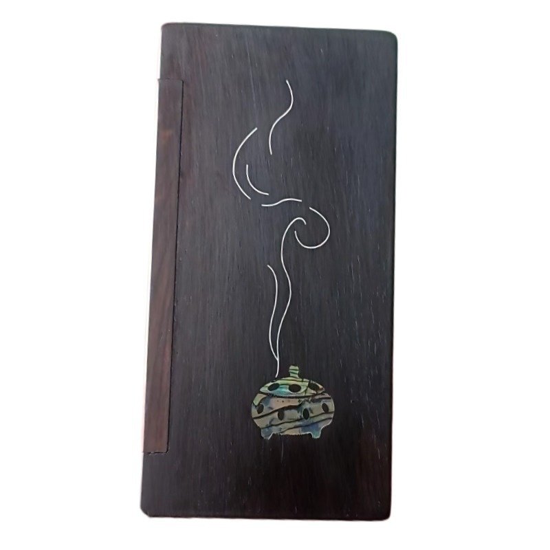 黑檀便携随身香盒线香香薰炉刻字礼盒底座香插年终香炉沉香礼物,家居饰品,香薰炉,淘宝优惠券,粉丝福利购,淘宝优惠卷