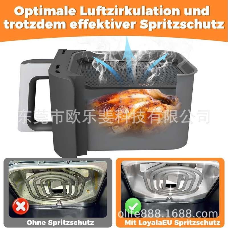 新品Ninja空气炸锅AF300硅胶防油垫防溅垫防溅板防罩网挡油板