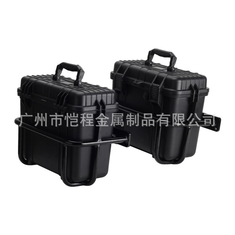通用于摩托车ABS塑料大容量黑色工具箱侧边箱+边箱架带尾灯安装件,摩托车/装备/配件,摩托车尾箱,淘宝优惠券,粉丝福利购,淘宝优惠卷