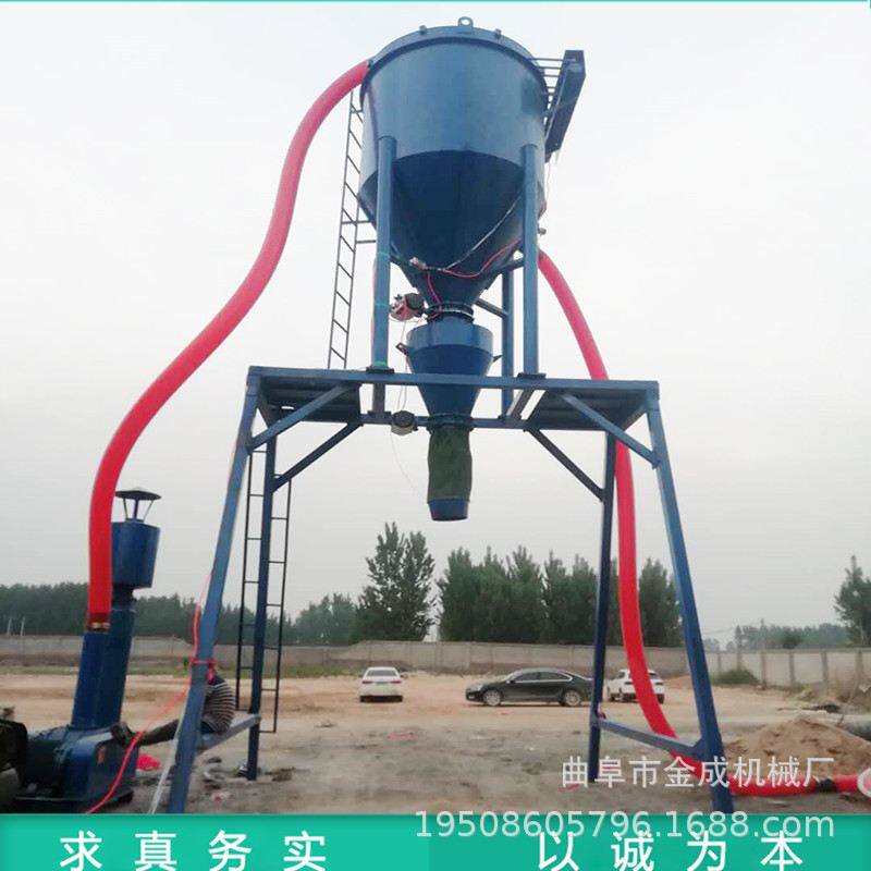 金成机械库房气力吸灰机 水泥粉煤灰罐车抽灰机 负压气力输送机