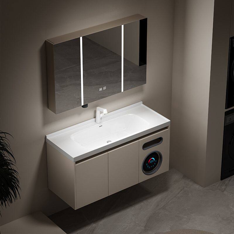 日式实木浴室柜带滚筒洗衣机一体柜组合洗手盆卫浴柜挂壁式洗漱台,家装主材,浴室柜组合,淘宝优惠券,粉丝福利购,淘宝优惠卷