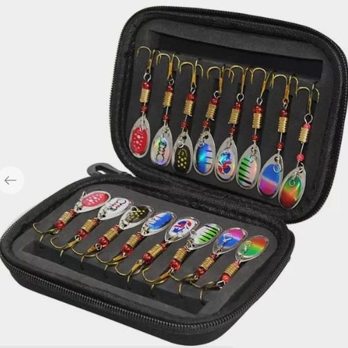 新品 16件旋转复合亮片套装小包外挂EVA包路亚复合亮片饵套装,户外/登山/野营/旅行用品,路亚饵,淘宝优惠券,粉丝福利购,淘宝优惠卷