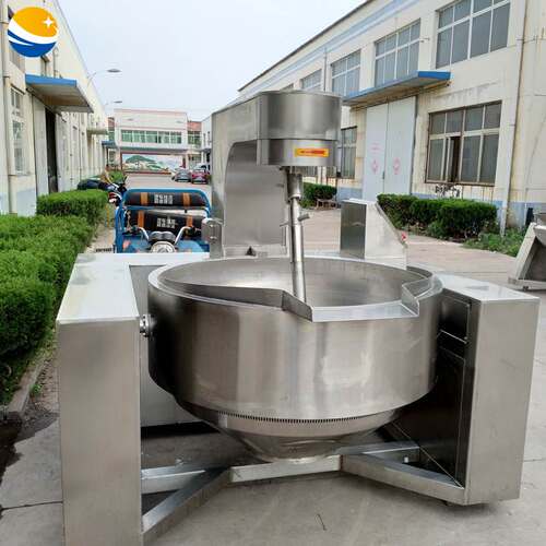 大型全自动搅拌电加热熬酱机 工业不沾不糊炒酱机 工厂酱料炒锅