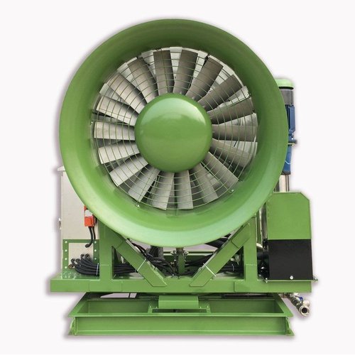 厂家定制100米远程射雾器 双流体全自动 矿用除尘防爆雾炮机工厂