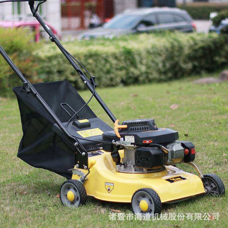 海道16寸手推草坪机四冲程割草机打草机剪草机配1P56动力5台起批