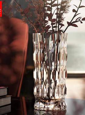 意大利RCR进口高端水晶玻璃花瓶富贵竹花瓶摆件客厅插花轻奢高档