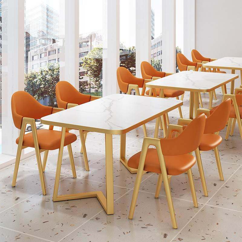 商用餐桌甜品奶茶店餐饮桌椅小吃快餐店长方形饭桌子网红洽谈桌椅,住宅家具,板木餐桌,淘宝优惠券,粉丝福利购,淘宝优惠卷