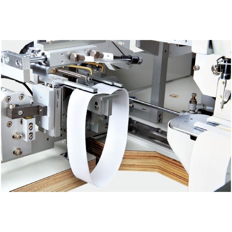 自动接橡筋机 松紧带自动拼接机 可以做面罩0.4公分宽度的橡筋机