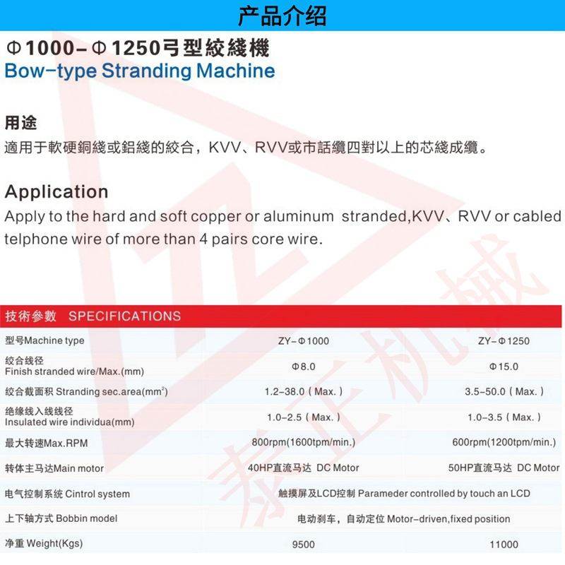 1000-1250弓型绞线机 线缆高速高绞机 电缆绞合成缆机 橡胶挤出机,机械设备,橡胶设备,淘宝优惠券,粉丝福利购,淘宝优惠卷