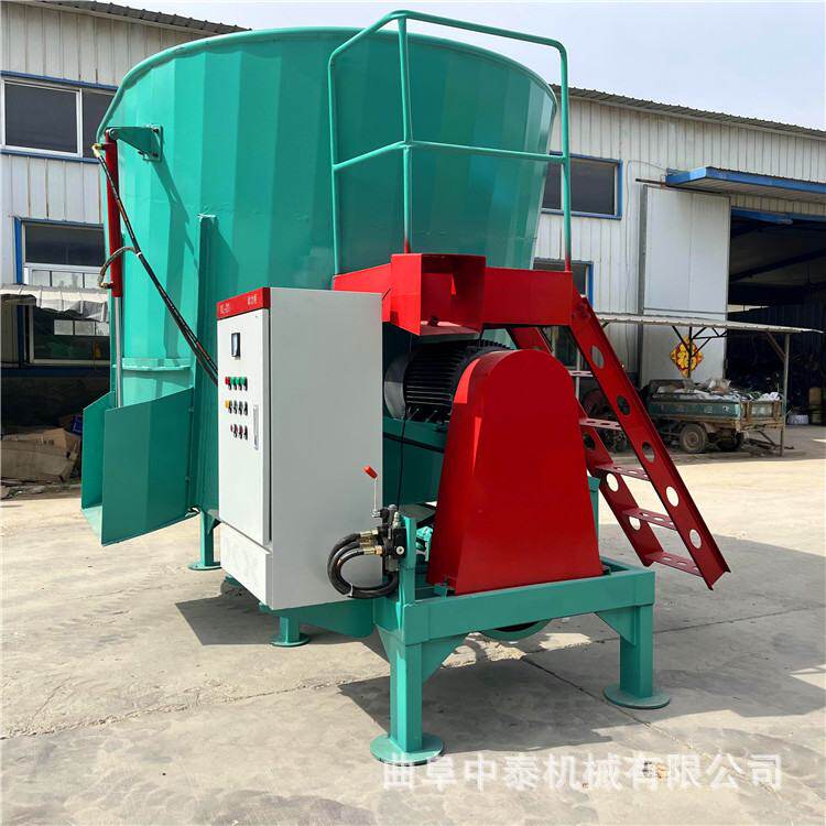 全日粮牛场用揉搓搅拌机养殖用立式旋切混料机牧草料切碎拌草机