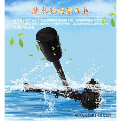 南京六合厂家QSB3 散流曝气机 自耦式射流曝气机