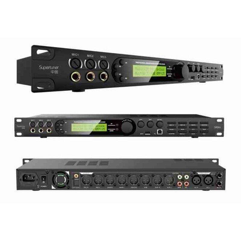 中创ZC590效果器前级专业k歌防啸叫处理器 混响器ktv前级处理