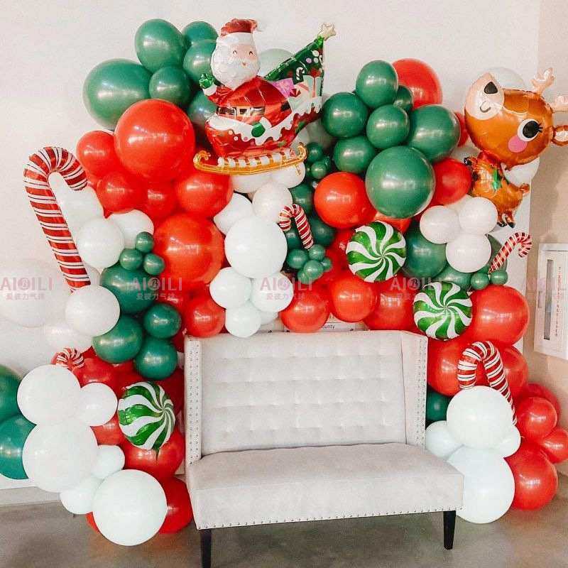 跨境圣诞节气球套装派对布置装饰圣诞圣诞节气球拱门氛围批发气球,节庆用品/礼品,装扮布置套餐,淘宝优惠券,粉丝福利购,淘宝优惠卷