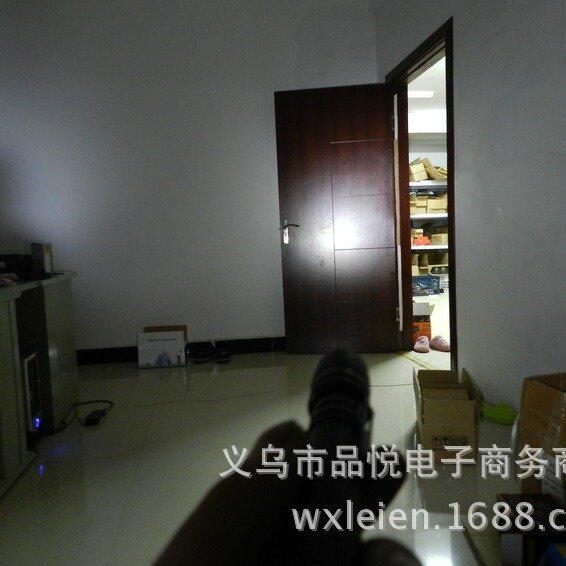 led强光手电筒3w迷你照明强光扣节2笔7手电筒夹铝合金干电池手电