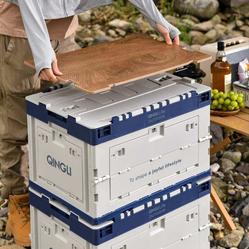 户外折叠收纳箱30L五收纳整理折叠箱后备箱搬运木开门储物箱箱盖,户外/登山/野营/旅行用品,露营折叠箱,淘宝优惠券,粉丝福利购,淘宝优惠卷