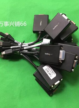 startechcom迷你 DP Mini DisplayPort 转VGA线 接投影仪 XPS13
