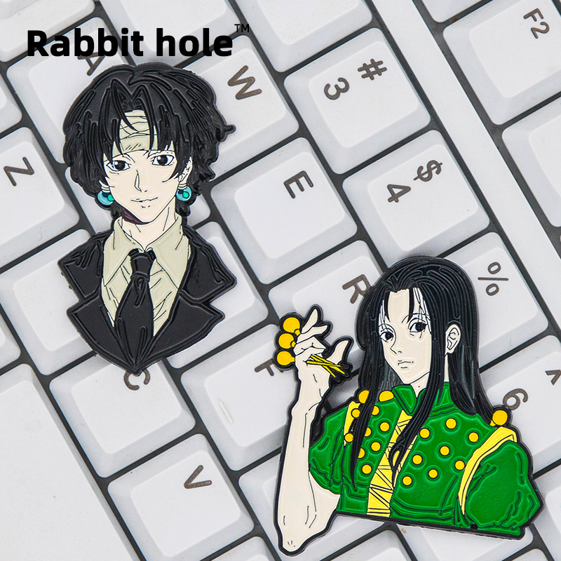 兔子洞自制猎人库洛洛伊米尔徽章胸针pin小杰奇犽三美收藏包装饰