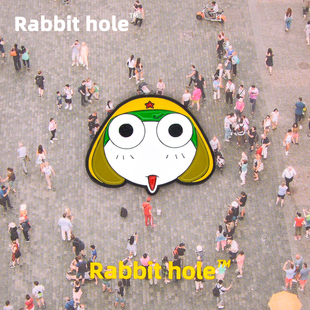 兔子洞手绘军曹kero胸针徽章pins怀旧ro可爱烤漆青蛙收藏斜挎包饰