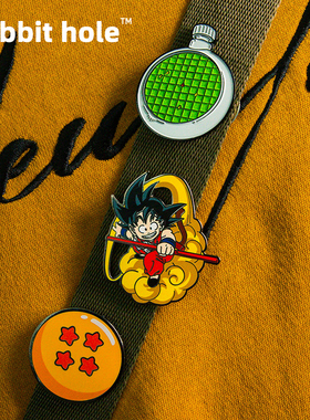 龙珠磁吸动漫金属徽章冰箱贴吧唧悟空龙珠雷达怀旧动漫周边鸟山明