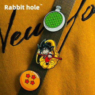 龙珠磁吸动漫金属徽章冰箱贴吧唧悟空龙珠雷达怀旧动漫周边鸟山明