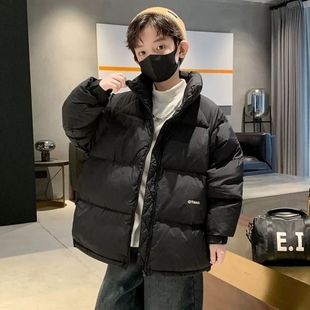 冬装 儿童装 外套棉衣袄男孩中大童潮洋气 加厚2025新款 男童棉服冬季