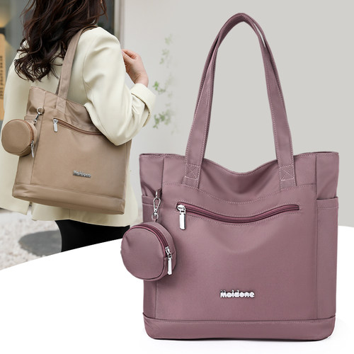 大容量托特包牛津布单肩手拎包