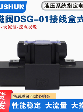 油研型01接线盒式双向液压电磁换向阀DSG-01-2D2-D24/A240/A110-5