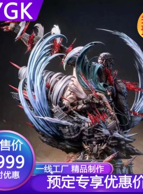 YYGK Hertz兵长砍猴阿克曼利威尔兵长vs吉克手办雕像