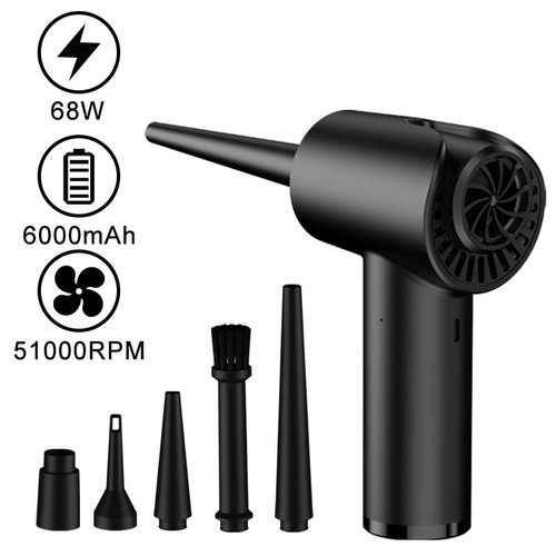 涡轮无刷手持吹尘器 电脑键盘清洁刷配件除尘器便携式手持除尘器