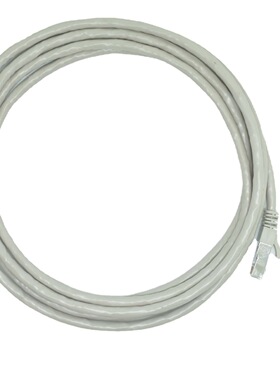 超六类工业网线CAT6A双屏蔽万兆网络成品跳线 灰色1-20米现货